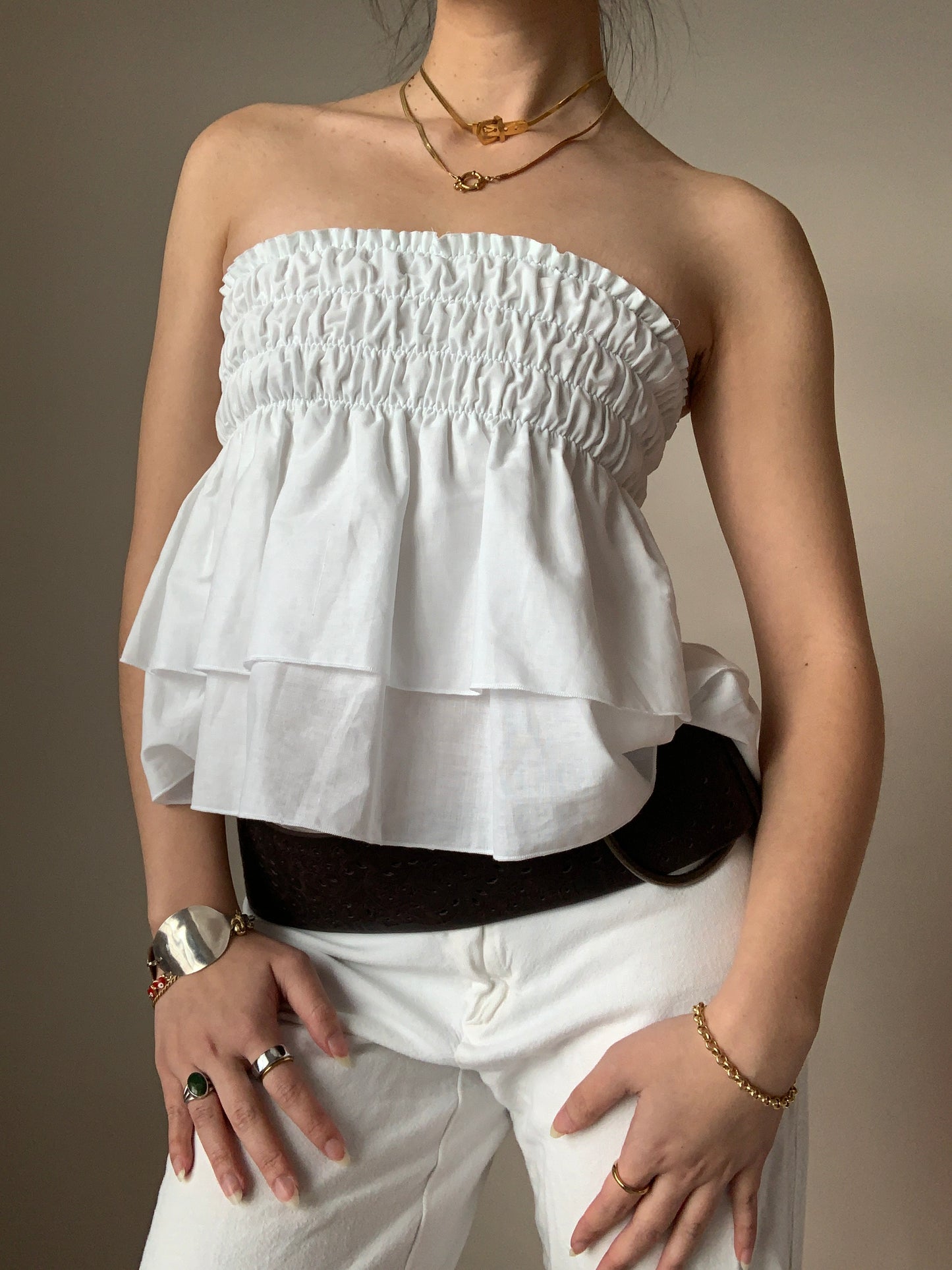 Chiara Ivory Skirt