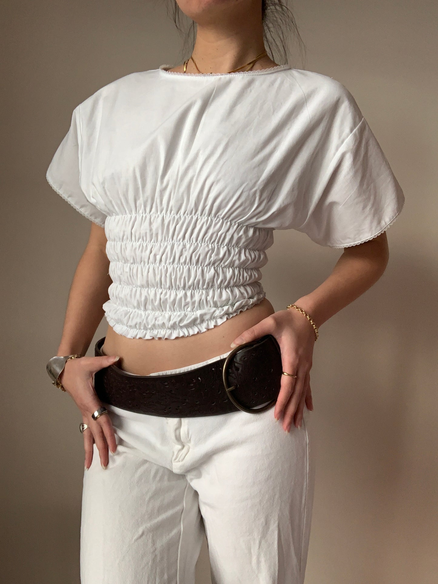Chiara Ivory Top