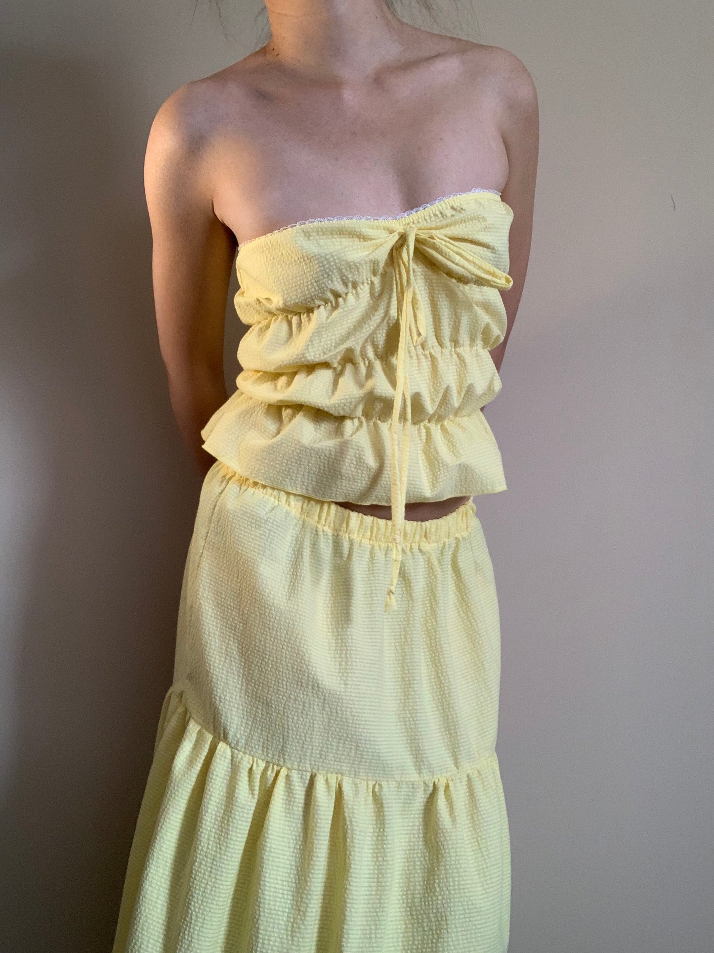 Lucky Lemon Skirt Set